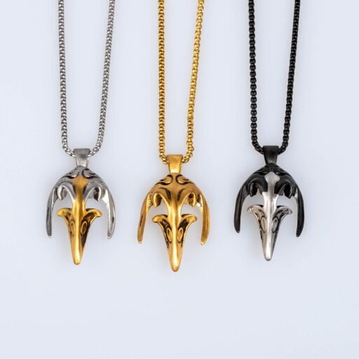 Erkek Çelik Gotik Kolye 