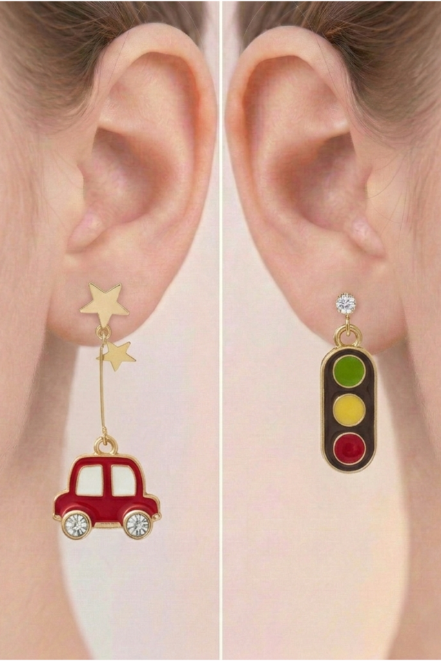 925 Ayar Gümüş Mineli Çocuk ve Genç Küpe Koleksiyonu