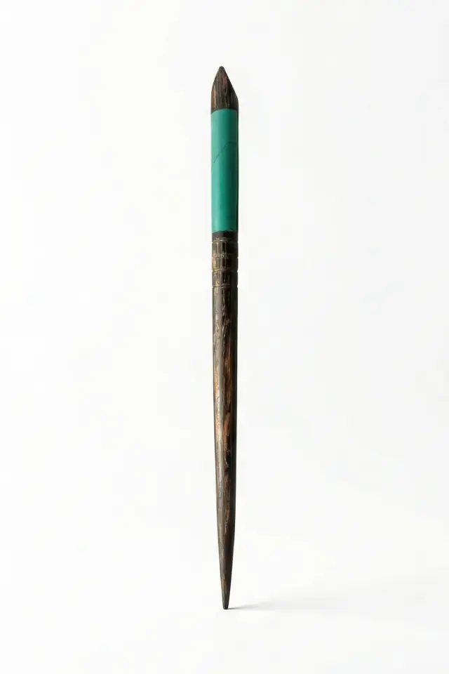 Kadın Topuz Kalemi | El İşçiliği Doğal Ahşap Saç Çubuğu Etnik Saç Tokası