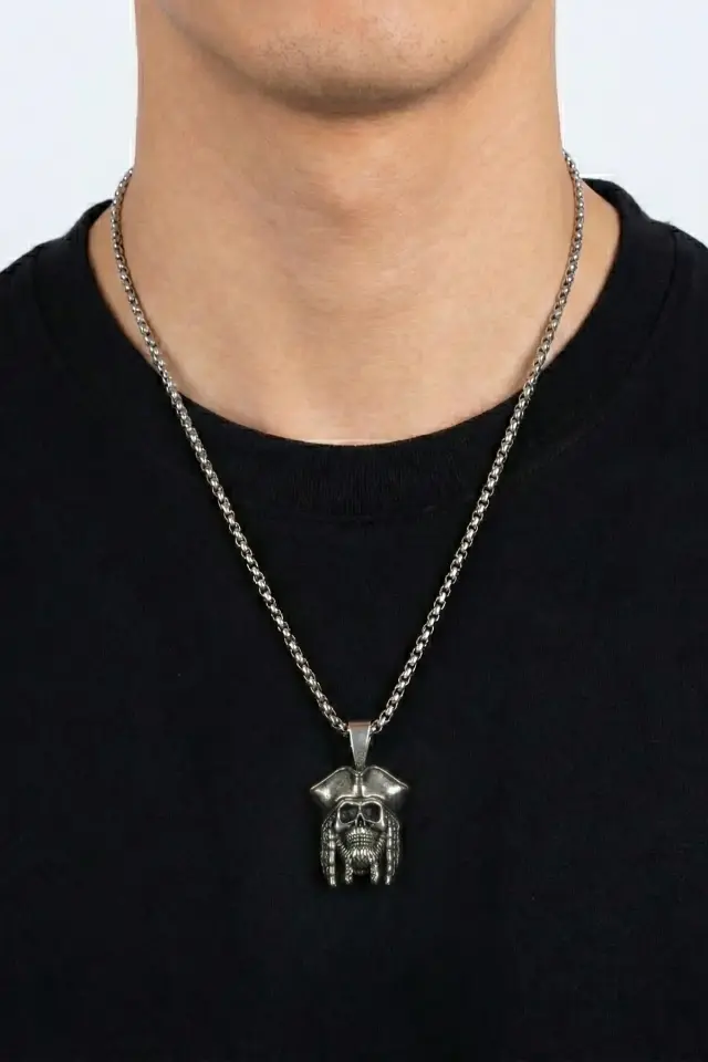 Erkek Çelik Gotik Kolye