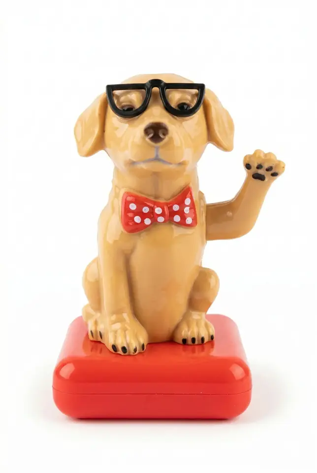 Güneş Enerjili Solar Dans Eden Figür Köpek - Ev Ofis Araba Masaüstü İçin