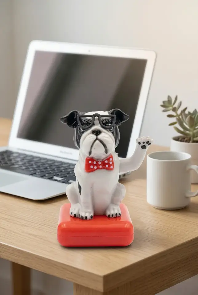 Güneş Enerjili Solar Dans Eden Figür Köpek - Ev Ofis Araba Masaüstü İçin