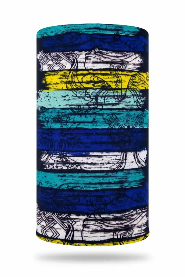 Unisex - 12 Farklı Kullanım Çok Amaçlı Dikişsiz Bandana - UV Korumalı, Nefes Alan Buff Tipi Boyunluk
