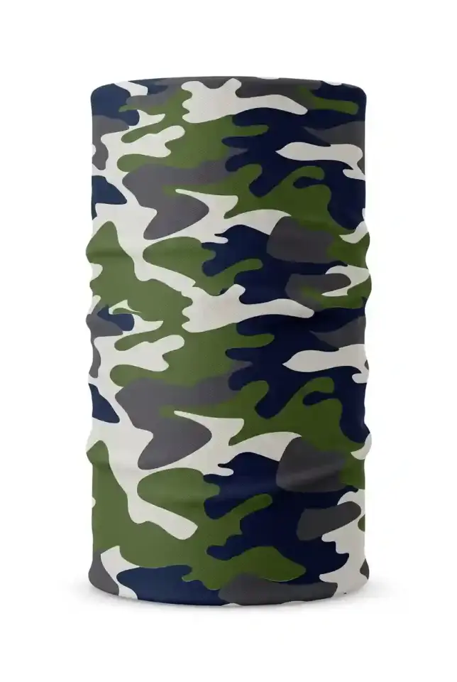 Unisex - 12 Farklı Kullanım Çok Amaçlı Dikişsiz Bandana - UV Korumalı, Nefes Alan Buff Tipi Boyunluk