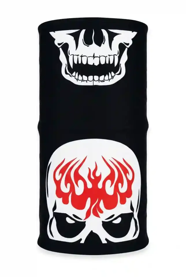 Unisex - 12 Farklı Kullanım Çok Amaçlı Dikişsiz Bandana - UV Korumalı, Nefes Alan Buff Tipi Boyunluk