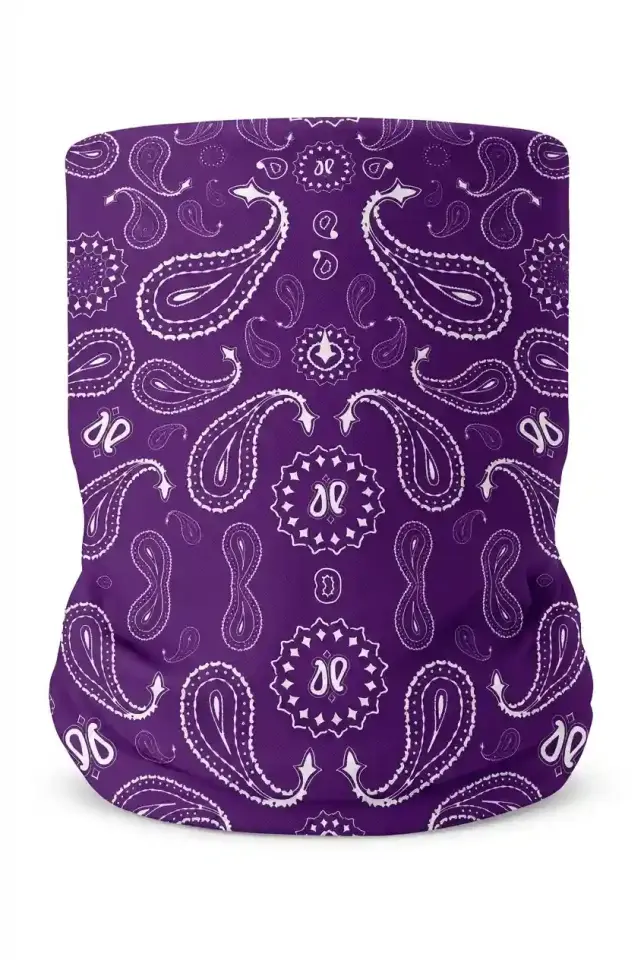 Unisex - 12 Farklı Kullanım Çok Amaçlı Dikişsiz Bandana - UV Korumalı, Nefes Alan Buff Tipi Boyunluk