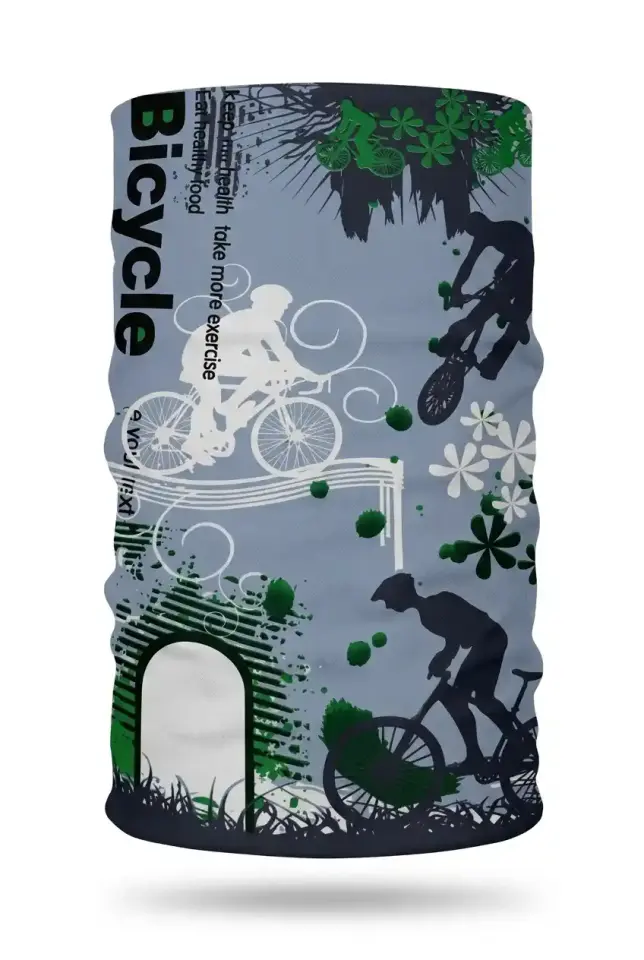 Unisex - 12 Farklı Kullanım Çok Amaçlı Dikişsiz Bandana - UV Korumalı, Nefes Alan Buff Tipi Boyunluk