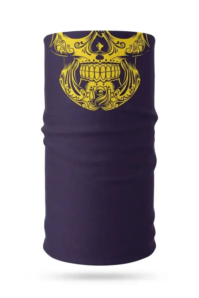 Unisex - 12 Farklı Kullanım Çok Amaçlı Dikişsiz Bandana - UV Korumalı, Nefes Alan Buff Tipi Boyunluk