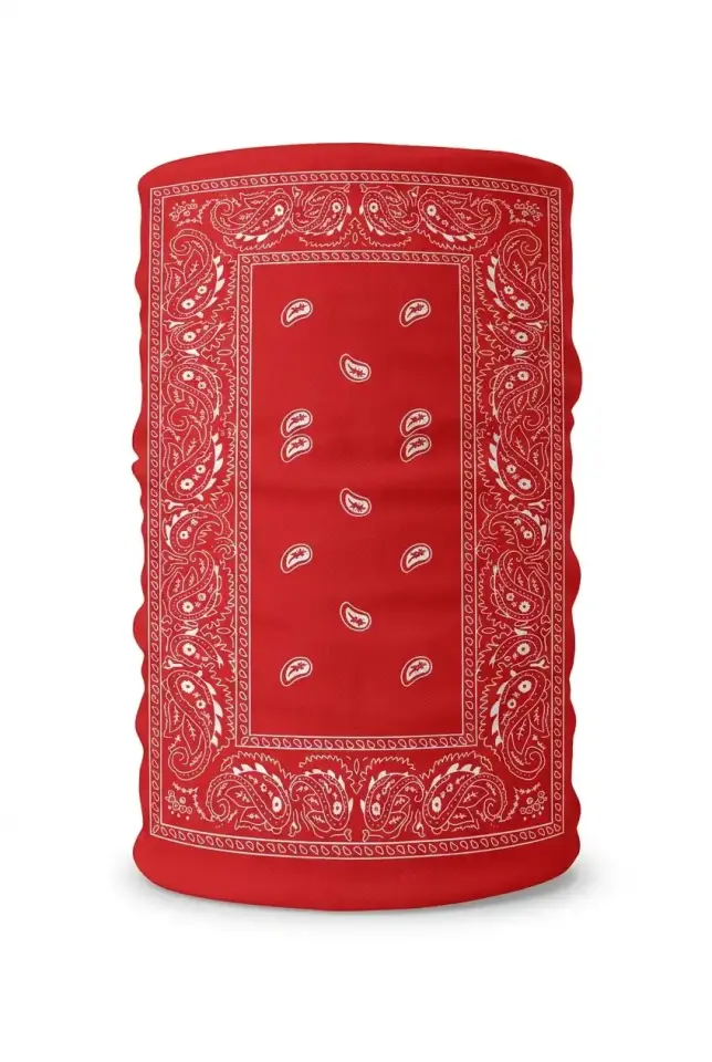 Unisex - 12 Farklı Kullanım Çok Amaçlı Dikişsiz Bandana - UV Korumalı, Nefes Alan Buff Tipi Boyunluk