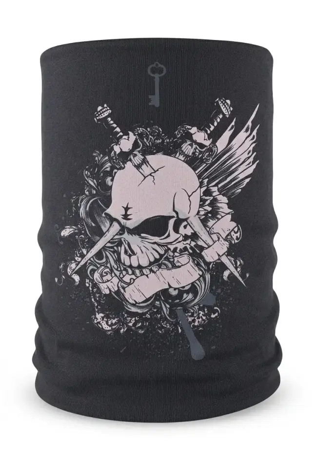 Unisex - 12 Farklı Kullanım Çok Amaçlı Dikişsiz Bandana - UV Korumalı, Nefes Alan Buff Tipi Boyunluk