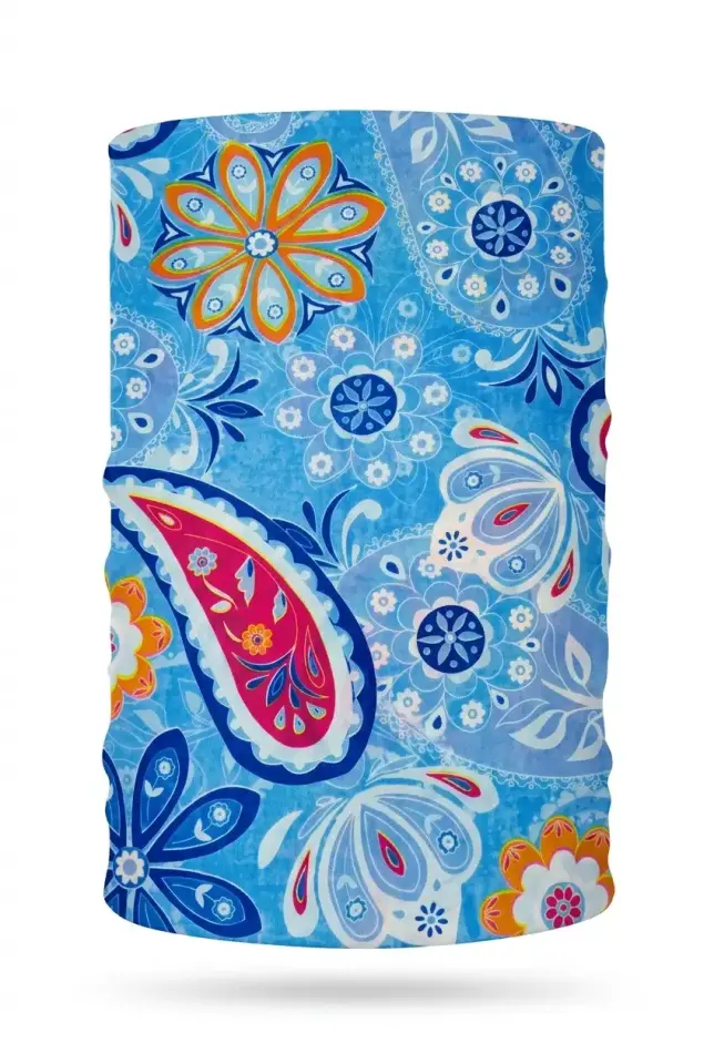 Unisex - 12 Farklı Kullanım Çok Amaçlı Dikişsiz Bandana - UV Korumalı, Nefes Alan Buff Tipi Boyunluk