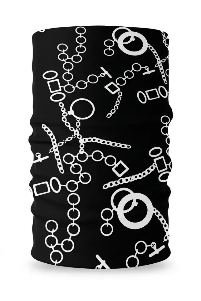 Unisex - 12 Farklı Kullanım Çok Amaçlı Dikişsiz Bandana - UV Korumalı, Nefes Alan Buff Tipi Boyunluk