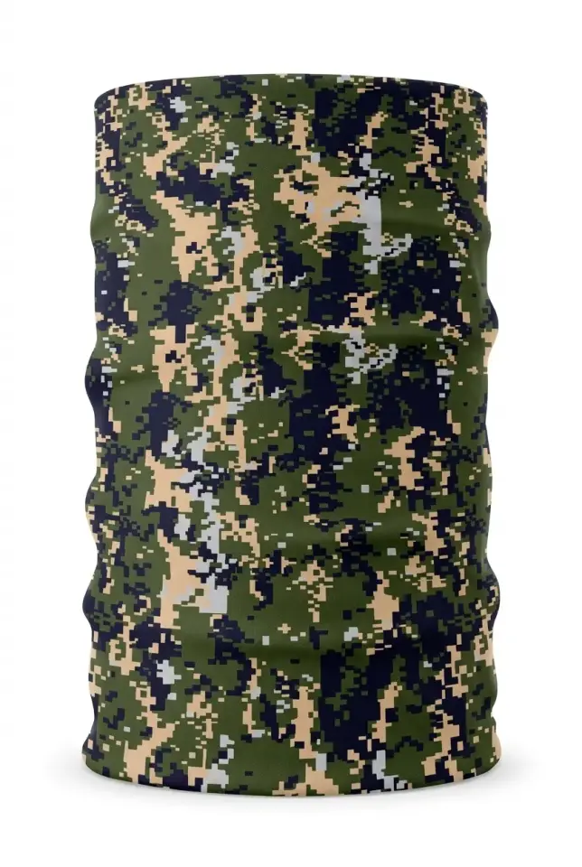 Unisex - 12 Farklı Kullanım Çok Amaçlı Dikişsiz Bandana - UV Korumalı, Nefes Alan Buff Tipi Boyunluk