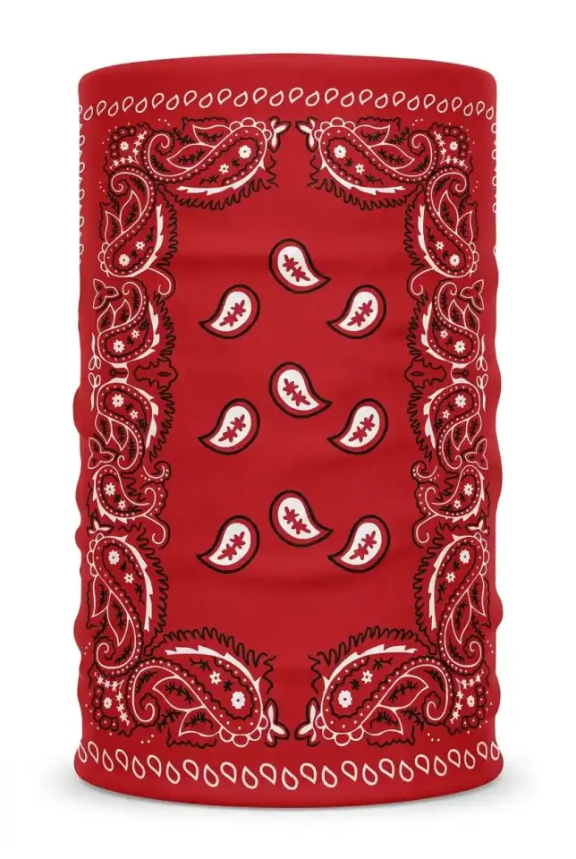 Unisex - 12 Farklı Kullanım Çok Amaçlı Dikişsiz Bandana - UV Korumalı, Nefes Alan Buff Tipi Boyunluk