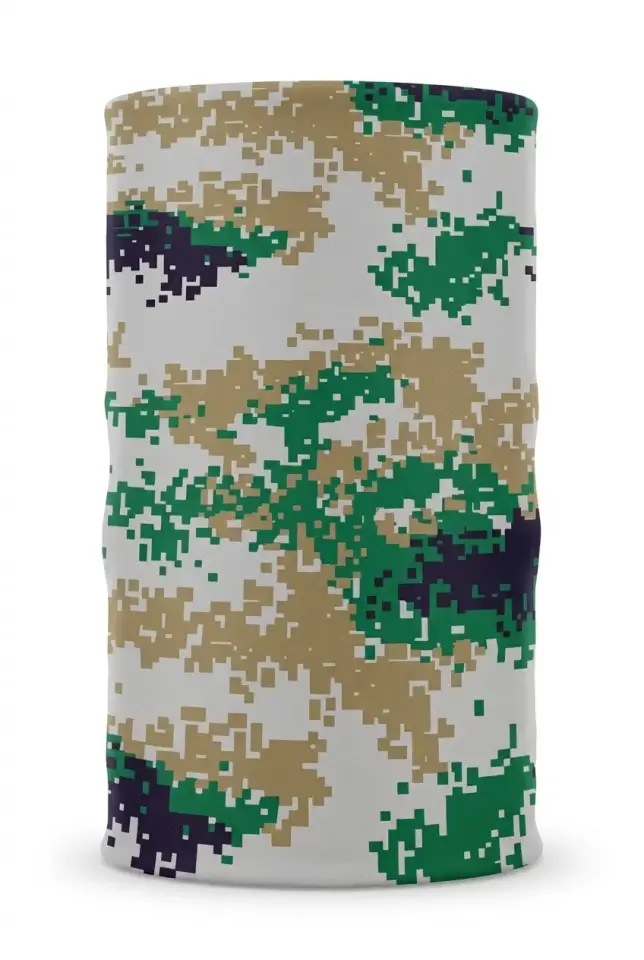 Unisex - 12 Farklı Kullanım Çok Amaçlı Dikişsiz Bandana - UV Korumalı, Nefes Alan Buff Tipi Boyunluk