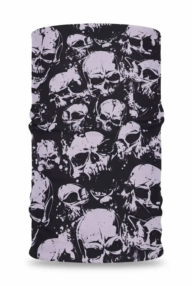 Unisex - 12 Farklı Kullanım Çok Amaçlı Dikişsiz Bandana - UV Korumalı, Nefes Alan Buff Tipi Boyunluk