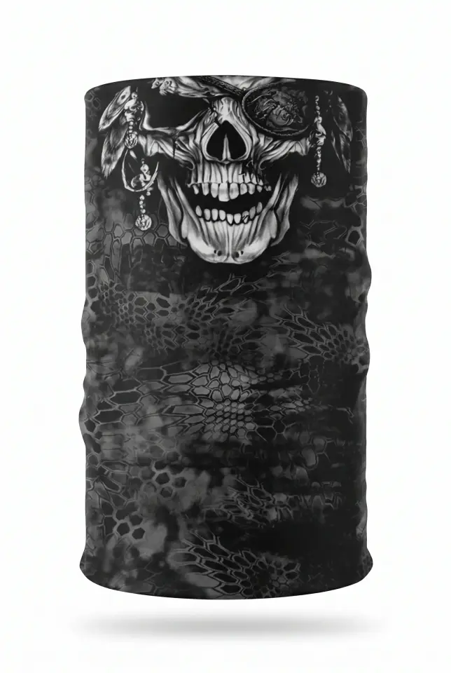 Unisex - 12 Farklı Kullanım Çok Amaçlı Dikişsiz Bandana - UV Korumalı, Nefes Alan Buff Tipi Boyunluk