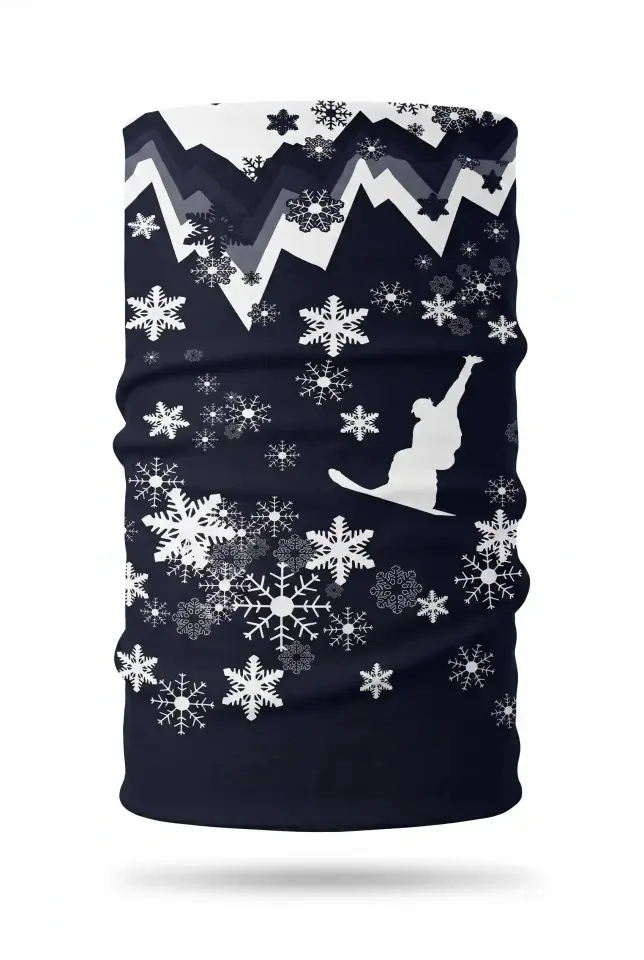 Unisex - 12 Farklı Kullanım Çok Amaçlı Dikişsiz Bandana - UV Korumalı, Nefes Alan Buff Tipi Boyunluk
