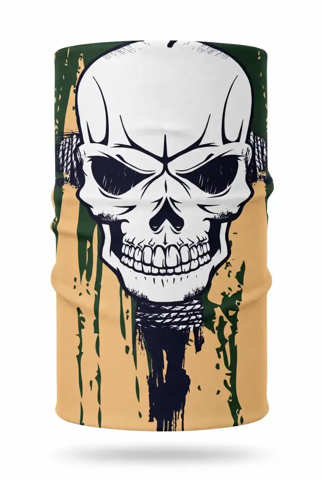 Unisex - 12 Farklı Kullanım Çok Amaçlı Dikişsiz Bandana - UV Korumalı, Nefes Alan Buff Tipi Boyunluk
