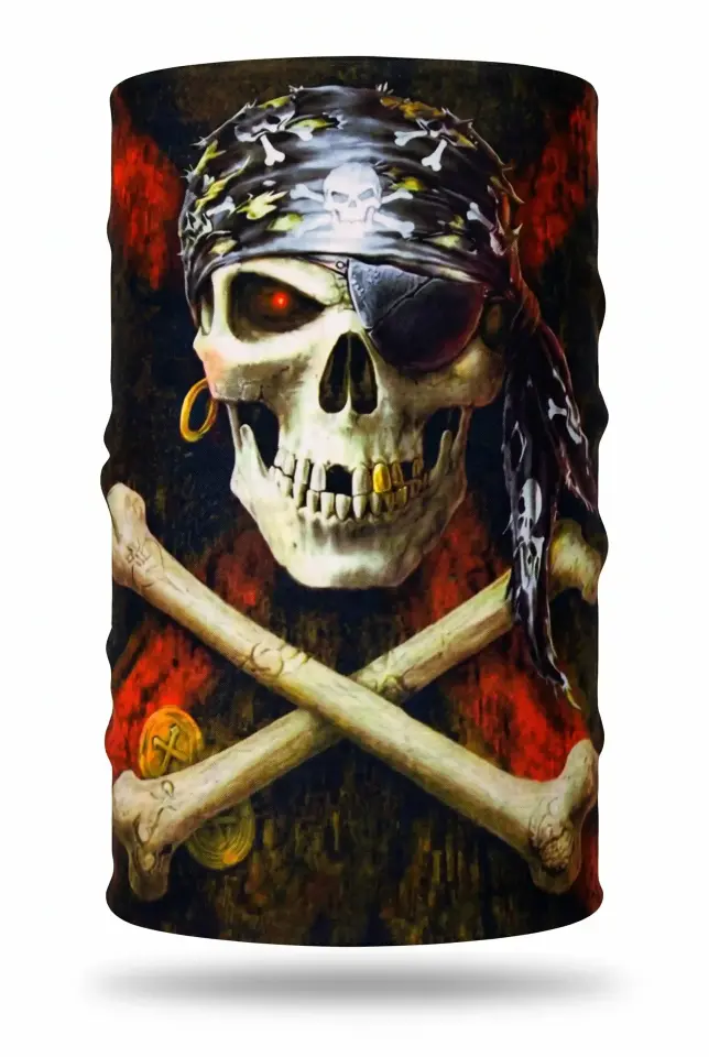 Unisex - 12 Farklı Kullanım Çok Amaçlı Dikişsiz Bandana - UV Korumalı, Nefes Alan Buff Tipi Boyunluk